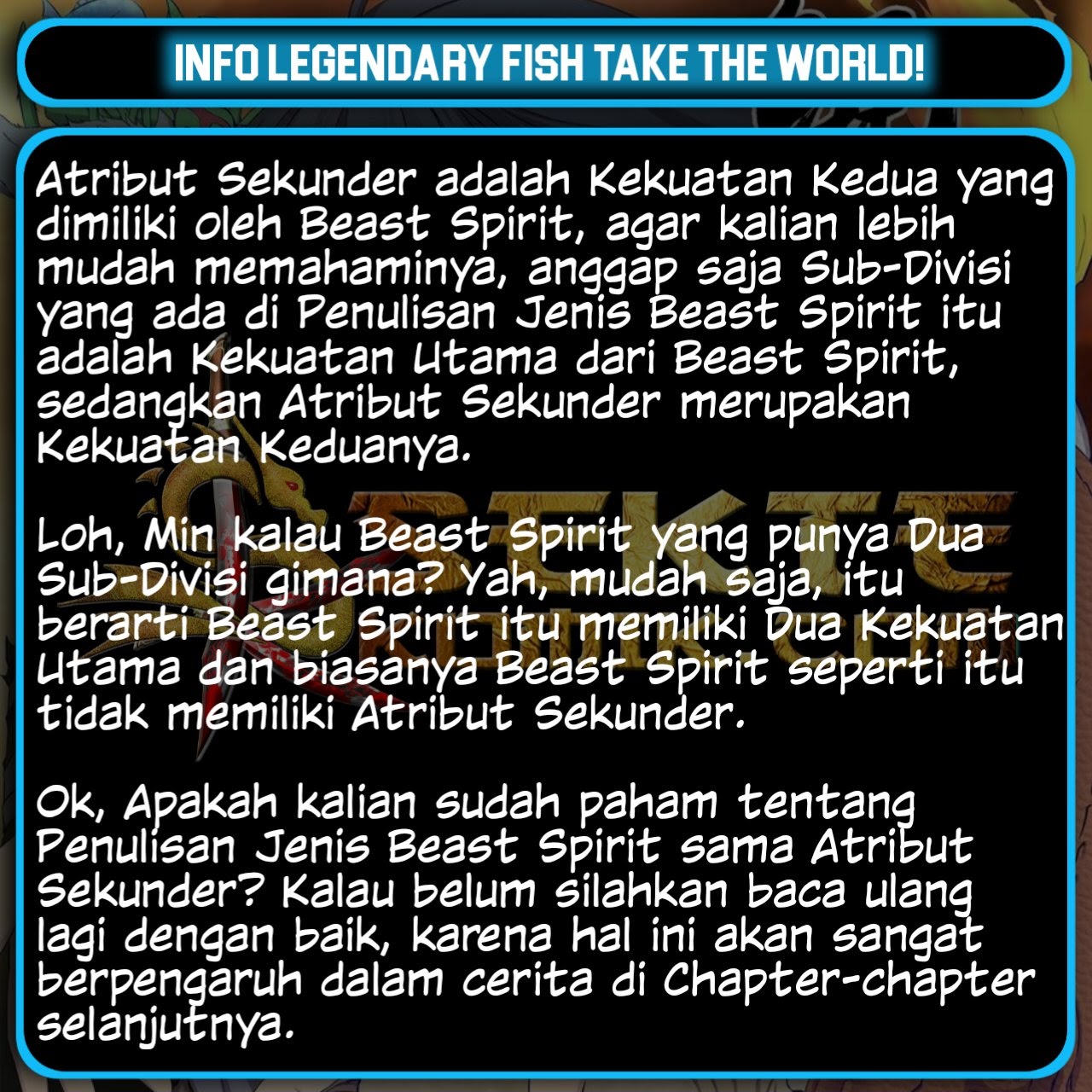 Legendary Fish Take The World Chapter 17 Bahasa Indonesia